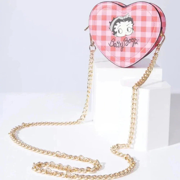 Betty Boop Crossbody Heart Purse - Picture 5 of 5